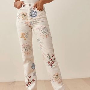 Reformation Graphic Jeans